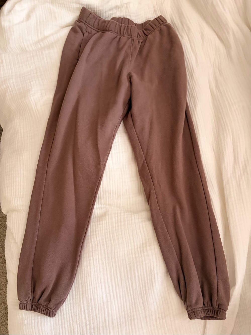 Pact Dusty Mauve Elastic Waist Jogger